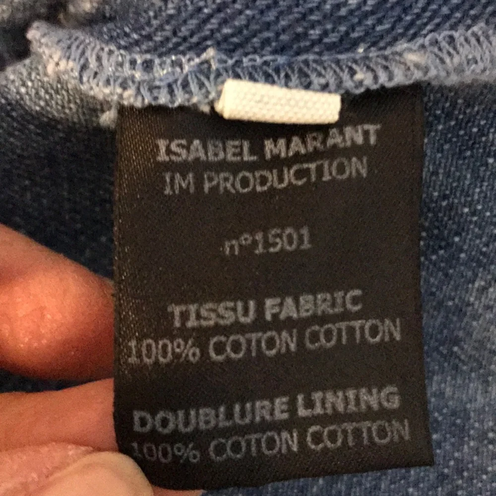 Isabel Marant Odelle Button Down Denim Skirt - Picture 7 of 7